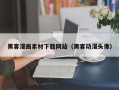 毕节黑客漫画素材下载网站（黑客动漫头像）